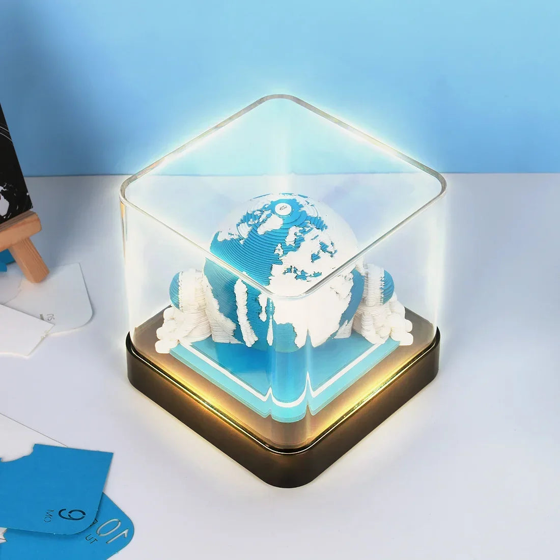 2024 3D LED Memo Pad Calendar